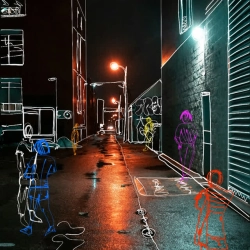 Tweet Me Back - crowded street